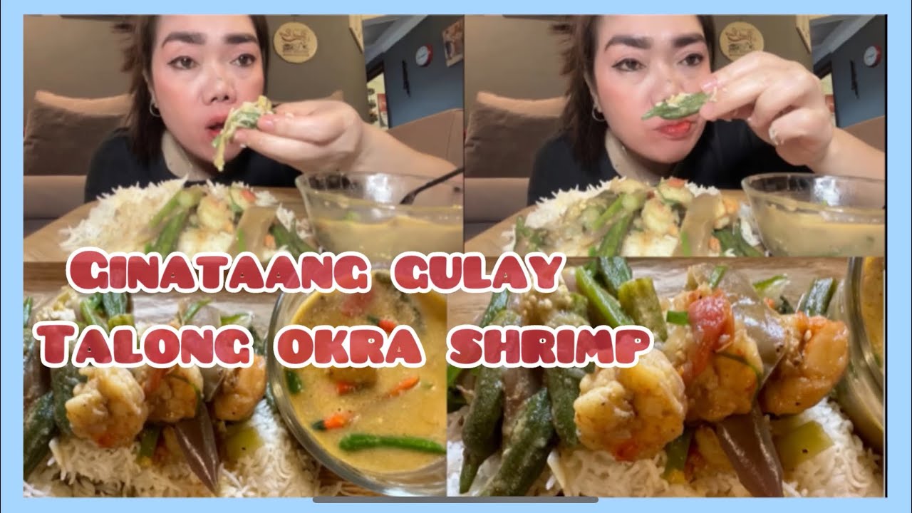 Kain tau na GINATAANG GULAY OKRA TALONG (Sarah heinztv )