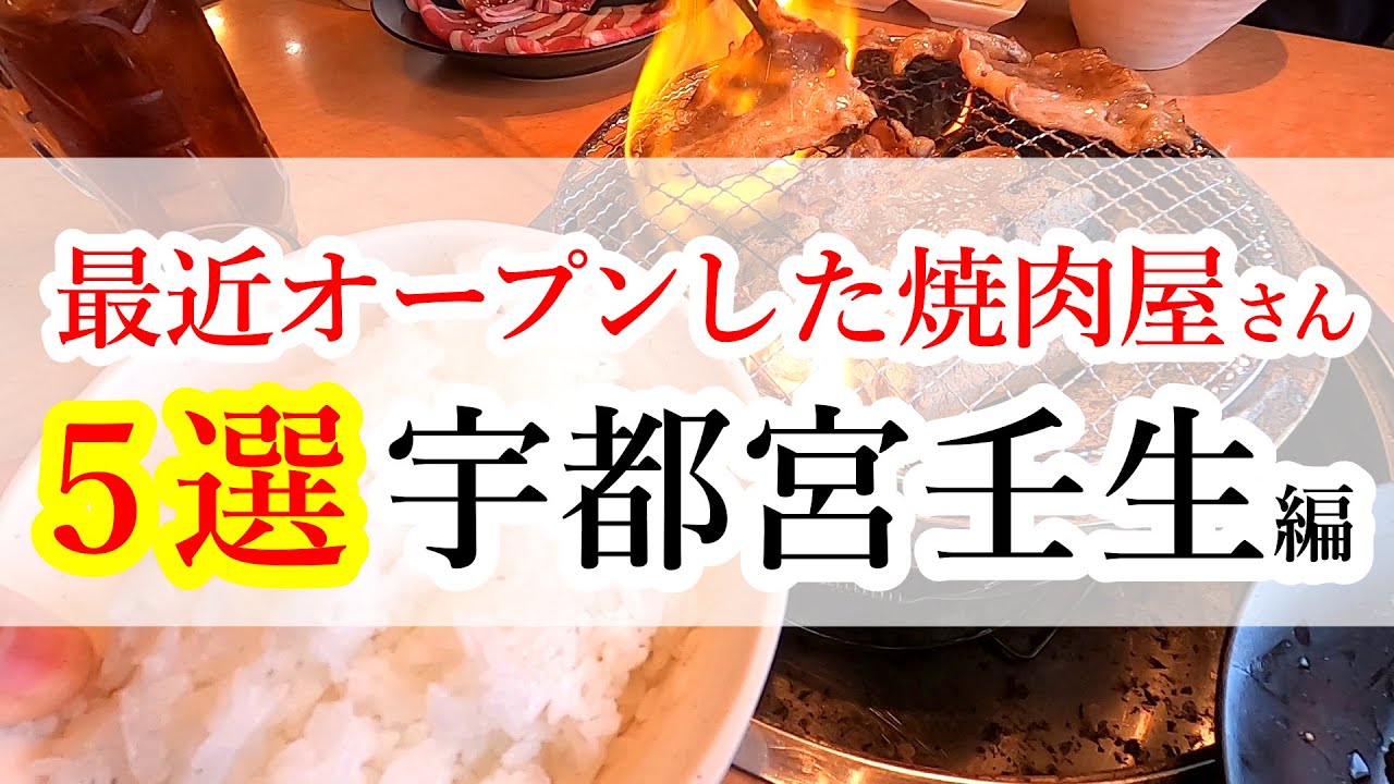 最近オープンした焼肉屋さん５選【宇都宮・壬生編】5 Recently Opened Yakiniku Restaurants