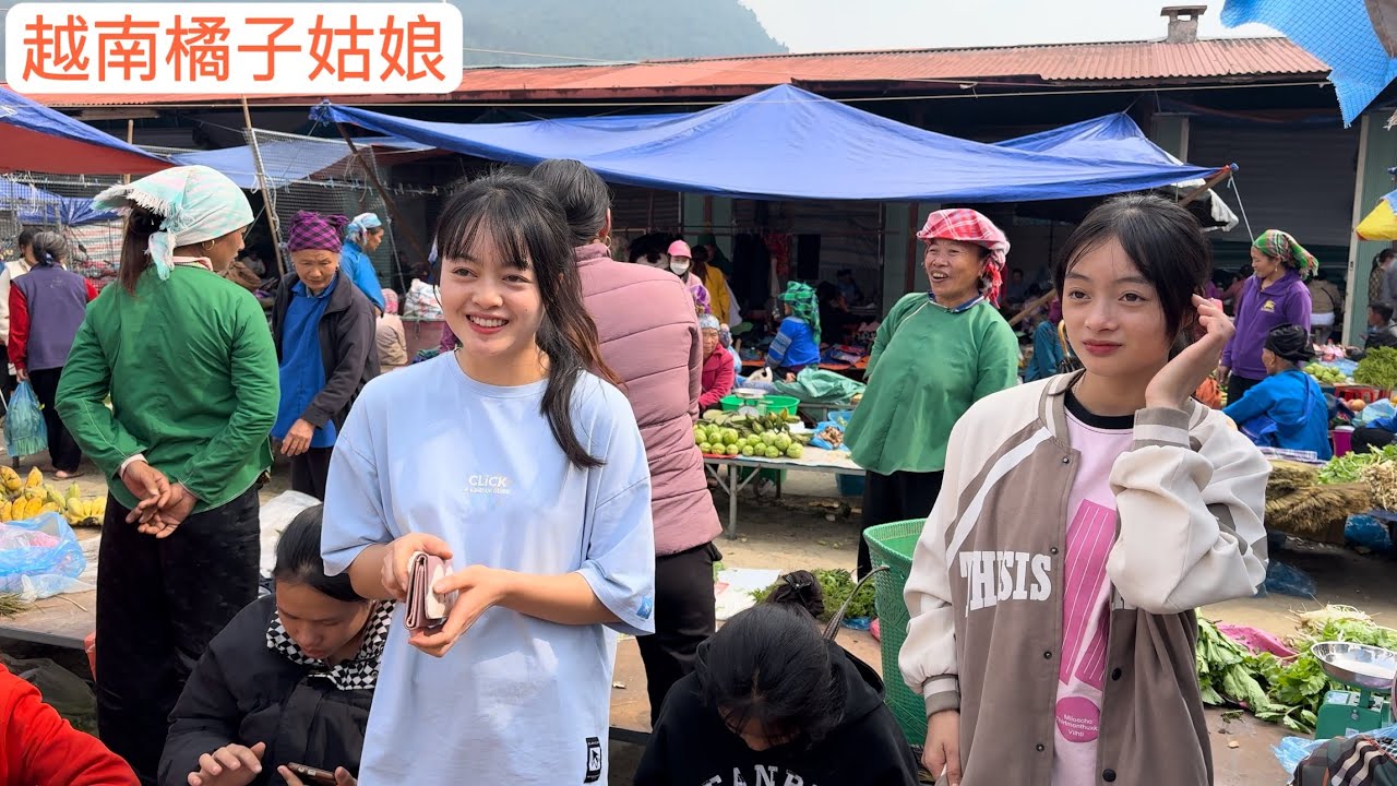 美女你有多重？我46公斤那我就買46公斤橘子。越南美女真好泡。
