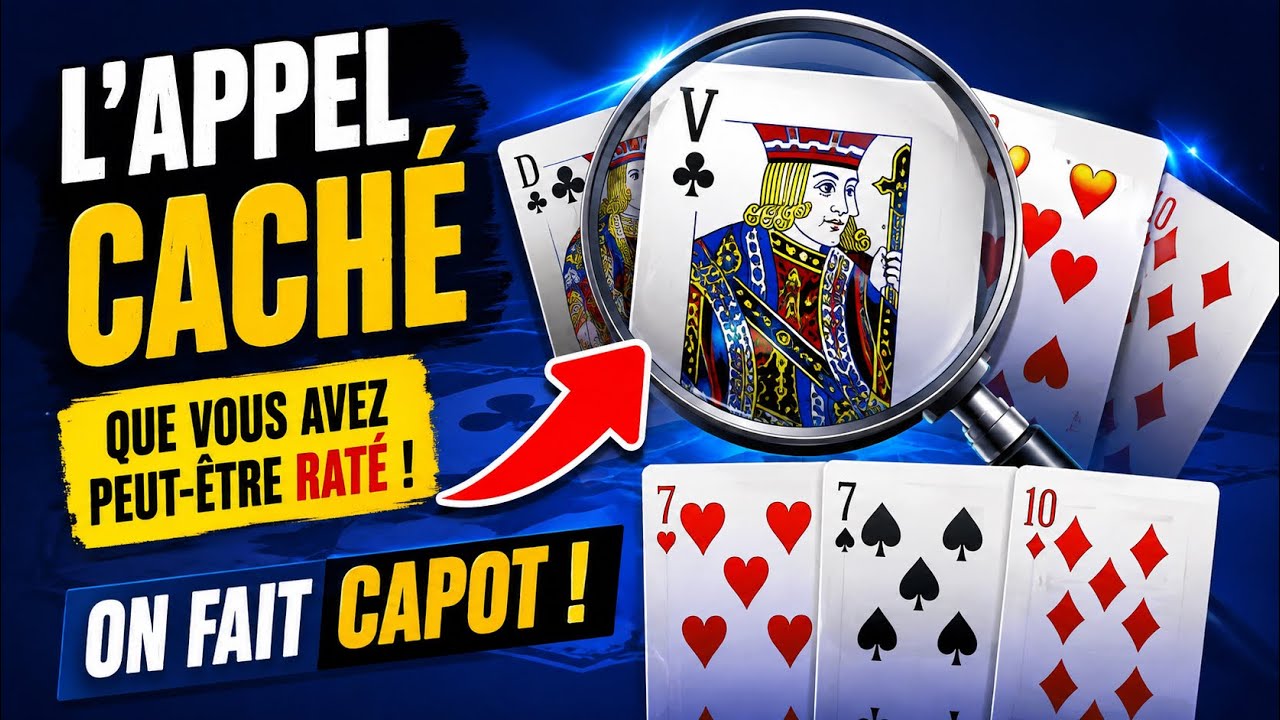 Quelques techniques de communication &agrave; travers les cartes // Belote coinche contr&eacute;e