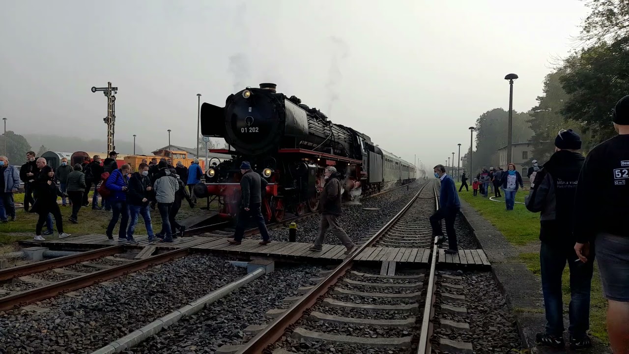 Dresden to Chemnitz and back with 01 202 & 50 1036 on Saturday 9th October 2021.