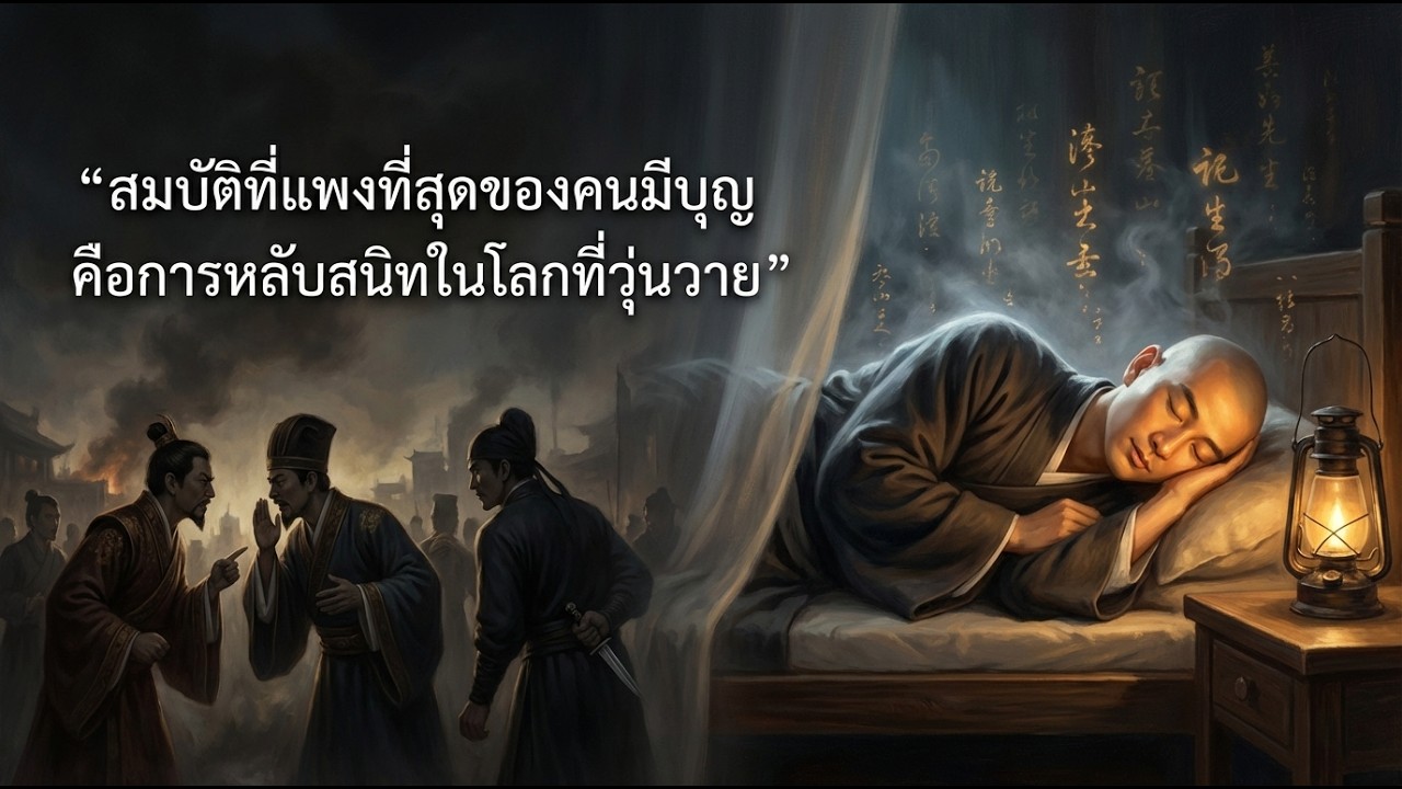 สมบัติที่แพงที่สุดของคนมีบุญ คือการ 'หลับสนิท' ในโลกที่วุ่นวาย