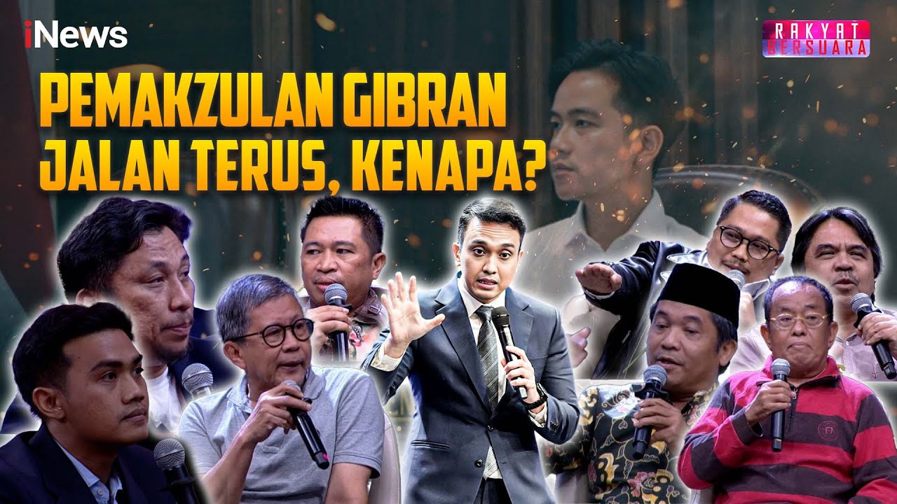 [FULL] Pemakzulan Gibran Jalan Terus, Kenapa? | Rakyat Bersuara | 11/06