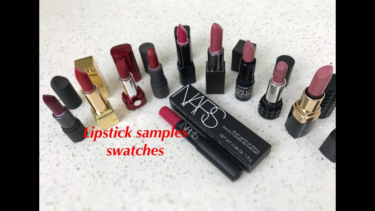10 Lip Samples Swatches~JangStar Channel