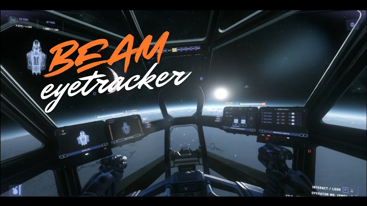 Beam Eyetracker for Star Citizen Test