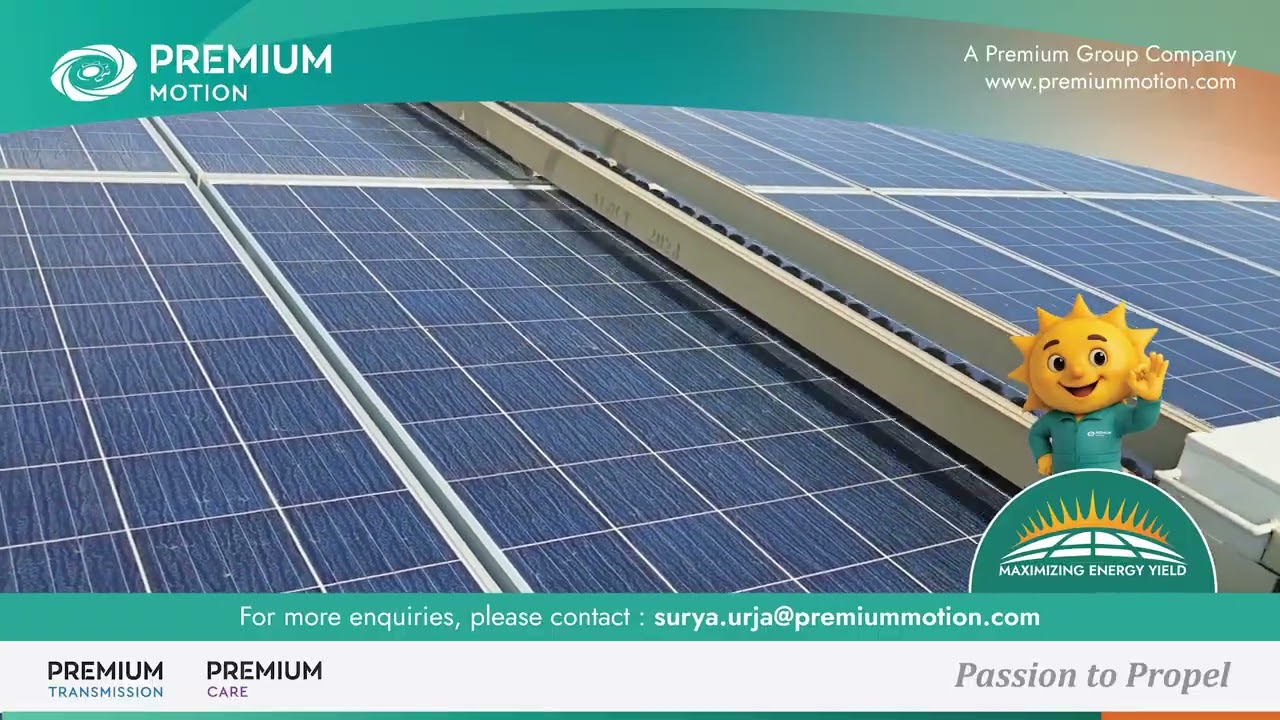 Waterless Solar Cleaning Bot | Intelligent Solar Panel Cleaning | Premium Motion