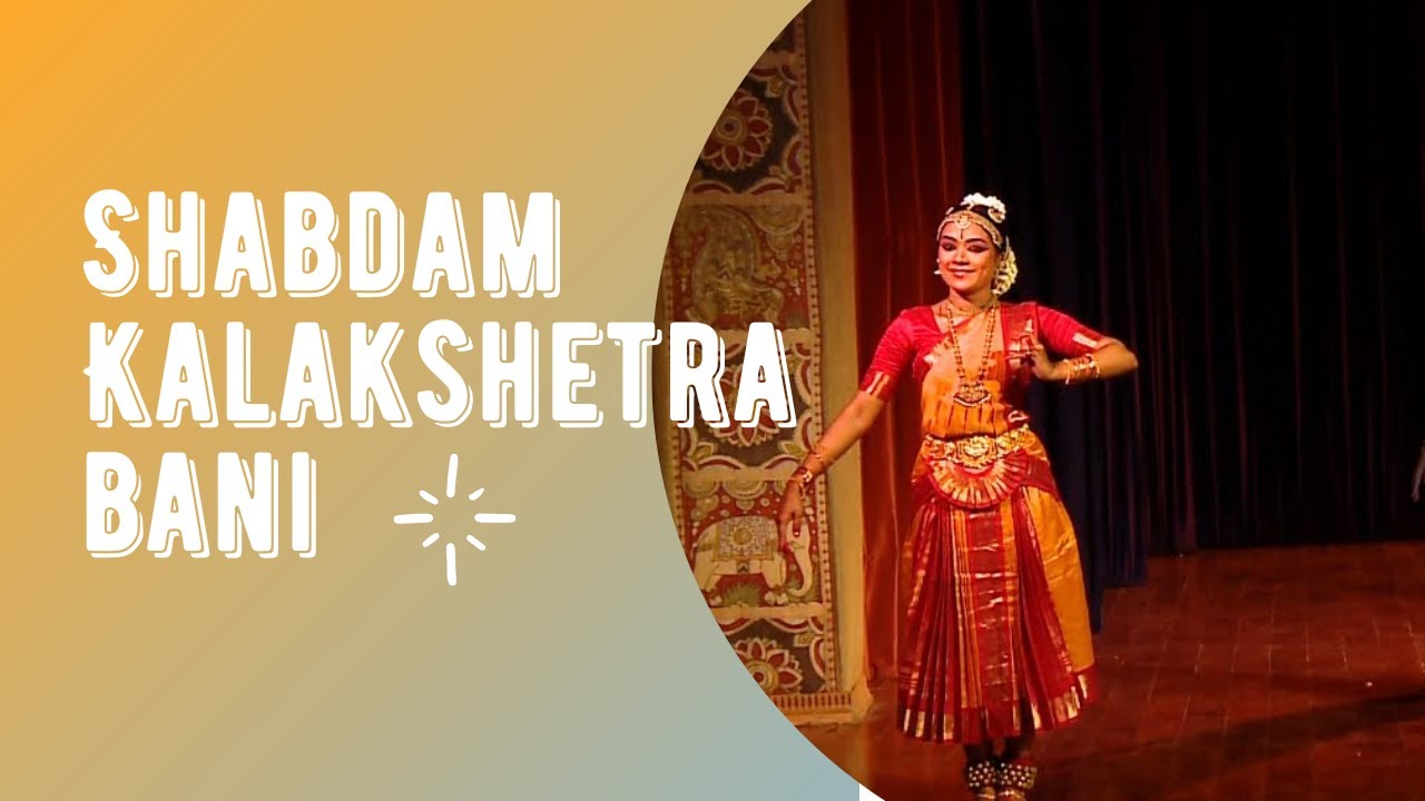 Thillai Ambalam shabdam:How dancers introduce with Abhinaya for the first time | Kalakashetra Bani