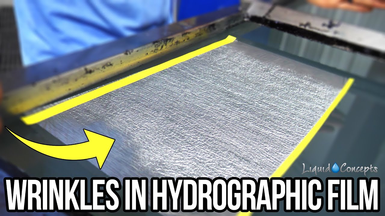 HOW TO FIX WRINKLES IN HYDROGRAPHIC FILM Liquid Concepts | Weekly Tips and Tricks