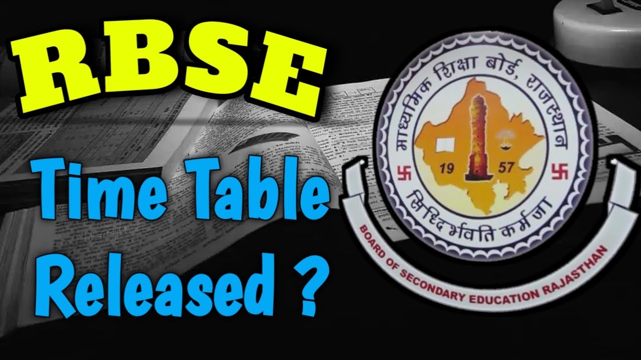 Unlock Your Success: RBSE Time Table 2024 Released