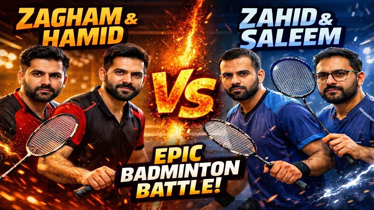 BADMINTON MATCH ZAIGHAM,HAMID VS ZAHID,SALEEM #viral #relatable  #trending #love  #loop #yt 