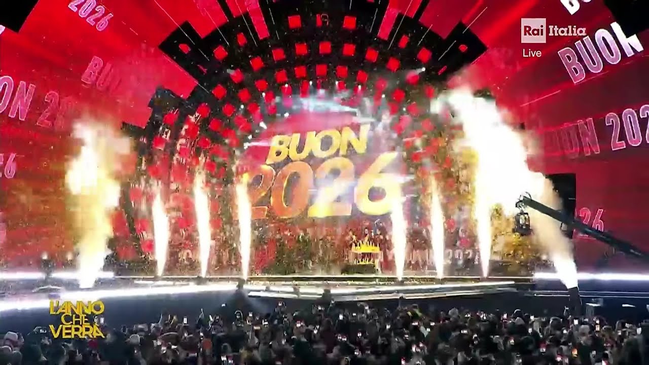 Rai Italia | Cuenta Regresiva de Año Nuevo 2026 | 31/12/2025 - 01/01/2026
