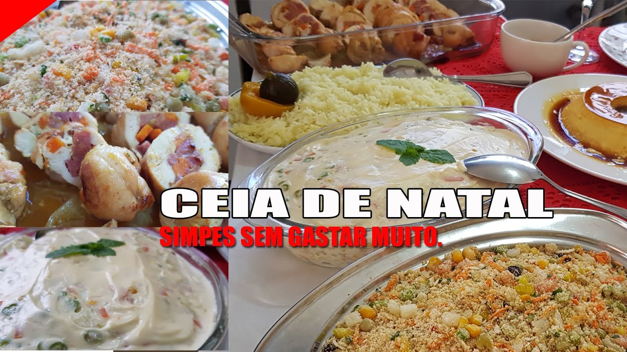COMIDA DE FIM DE ANO CEIA COM FRANGO - RECEITAS DA ROSA