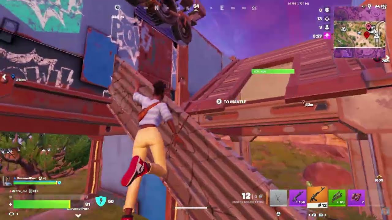 USING THE BUFFED LOCK ON AR - #FORNITE #EPICGAMES