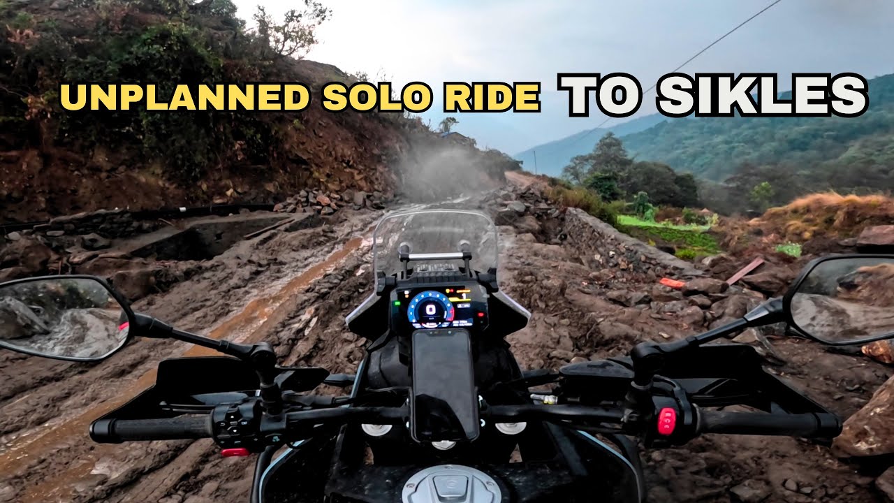 Unplanned Solo Motorcyle Ride to Sikles on CFMoto 450 MT (Kathmandu to Sikles) - Part 1