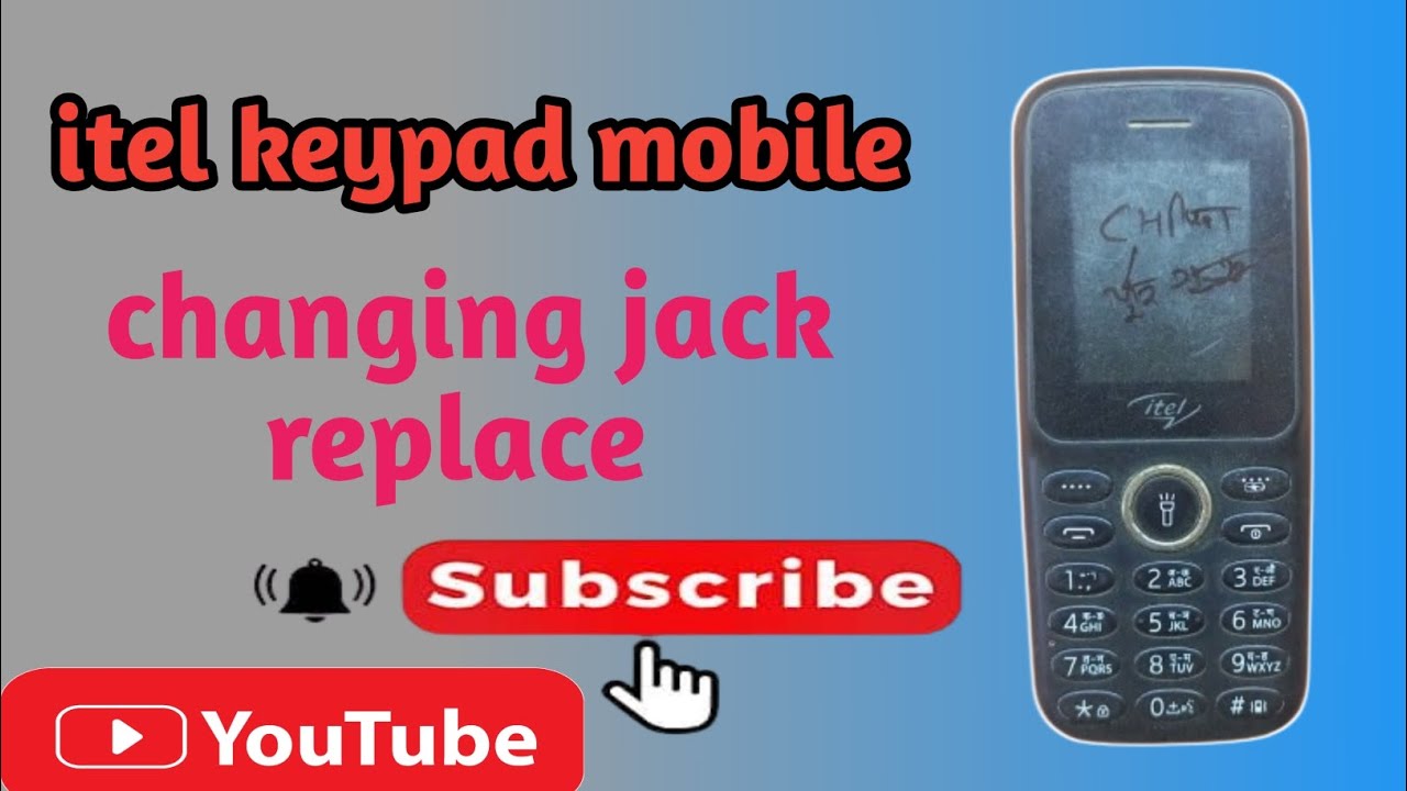 iTel keypad mobile mein charging Jack kaise replace kare 
