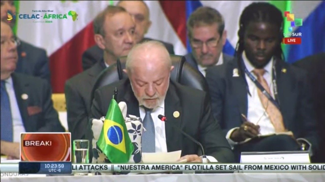 Pres. Luiz In&aacute;cio Lula da Silva I `` I&acute;m worry with what is happening in today&rsquo;s world &acute;&acute;