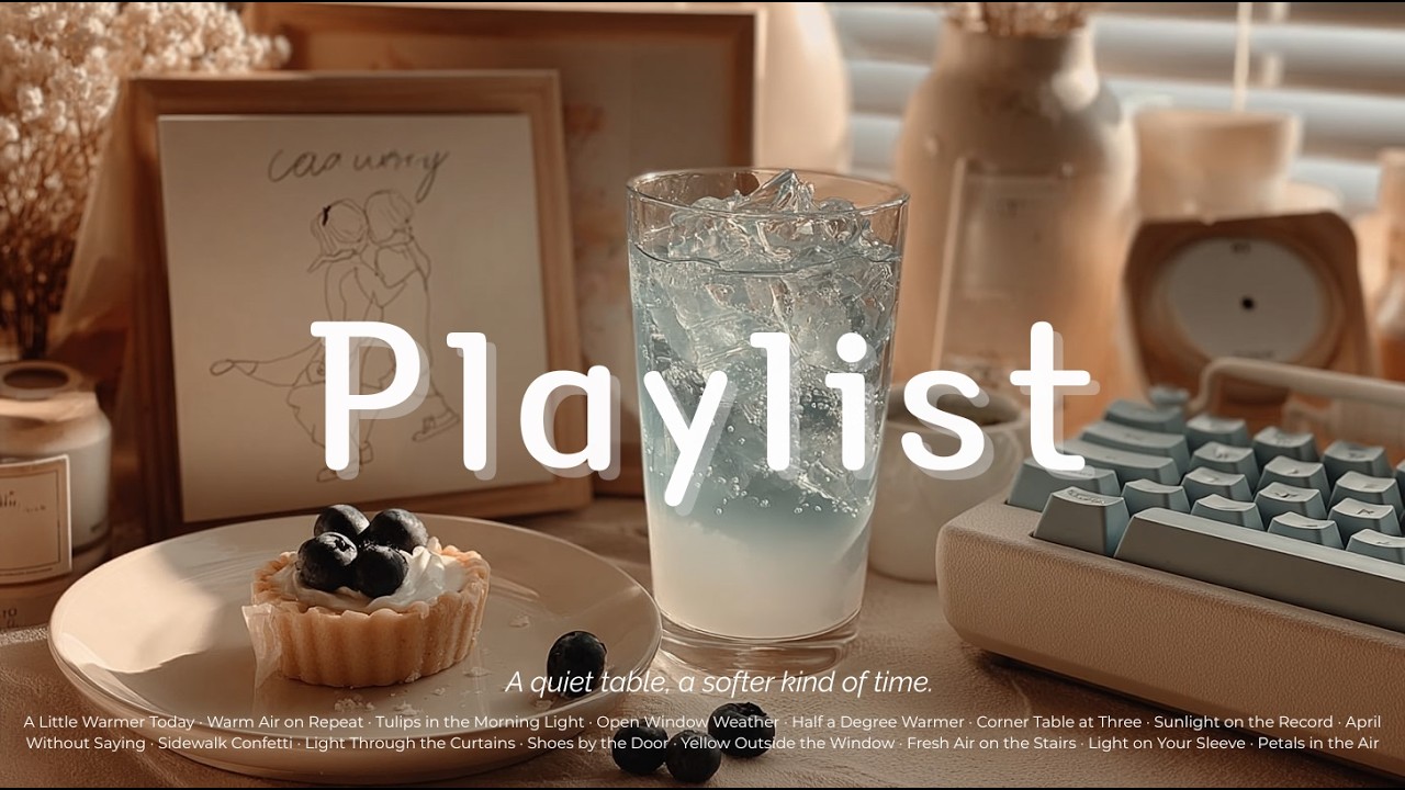 𝑷𝒍𝒂𝒚𝒍𝒊𝒔𝒕  ☕ 따스한 봄날의 공기처럼 흐르는 감성 팝송 플리 · Chill Pop | 카페 감성 작업·공부 음악