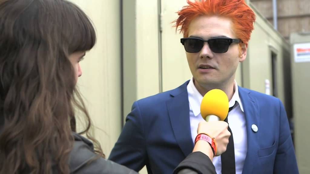 Gerard Way interview at Reading 2014