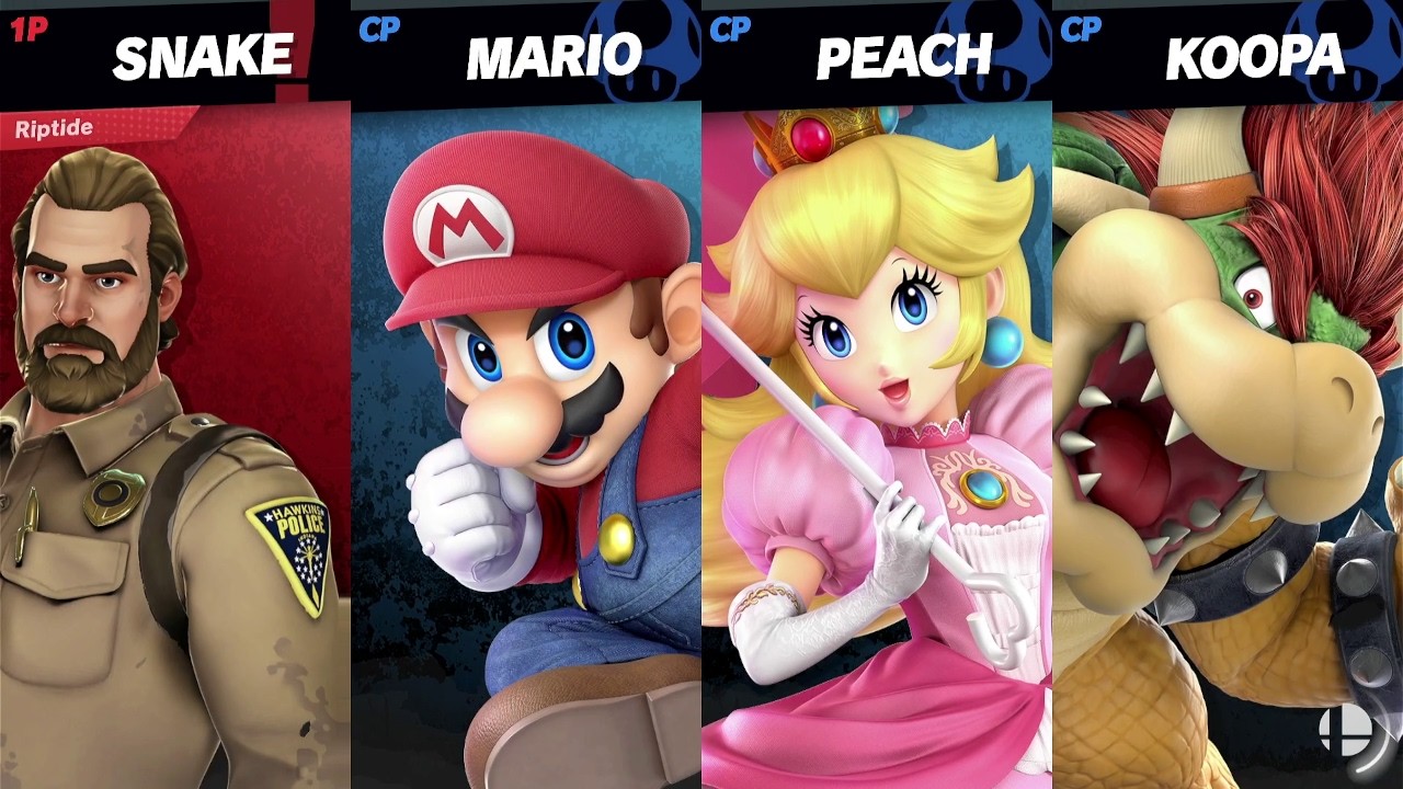 Chief Hopper(Stranger Things) Skin Mod in Super Smash Bros Ultimate
