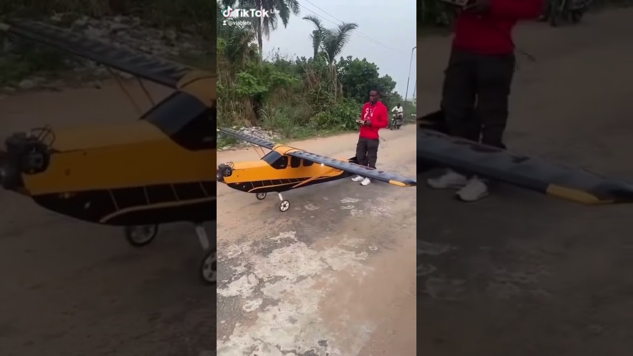 Nigerian Youth's Genius: Hand-Built Airplane Takes Flight in Delta State!