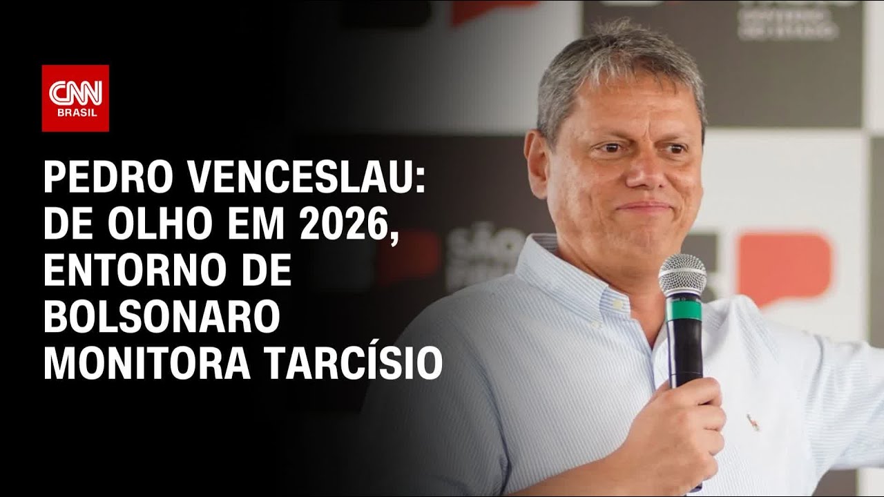 Pedro Venceslau: De olho em 2026, entorno de Bolsonaro monitora Tarc&iacute;sio | BASTIDORES CNN