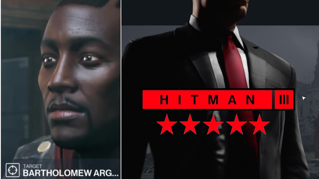 HITMAN 3 BARTHOLOMEW ARGUS / THE BOMBASTIC EXPLOSIONS ONLY SILENT ASSASSIN ELUSIVE TARGET ARCADE
