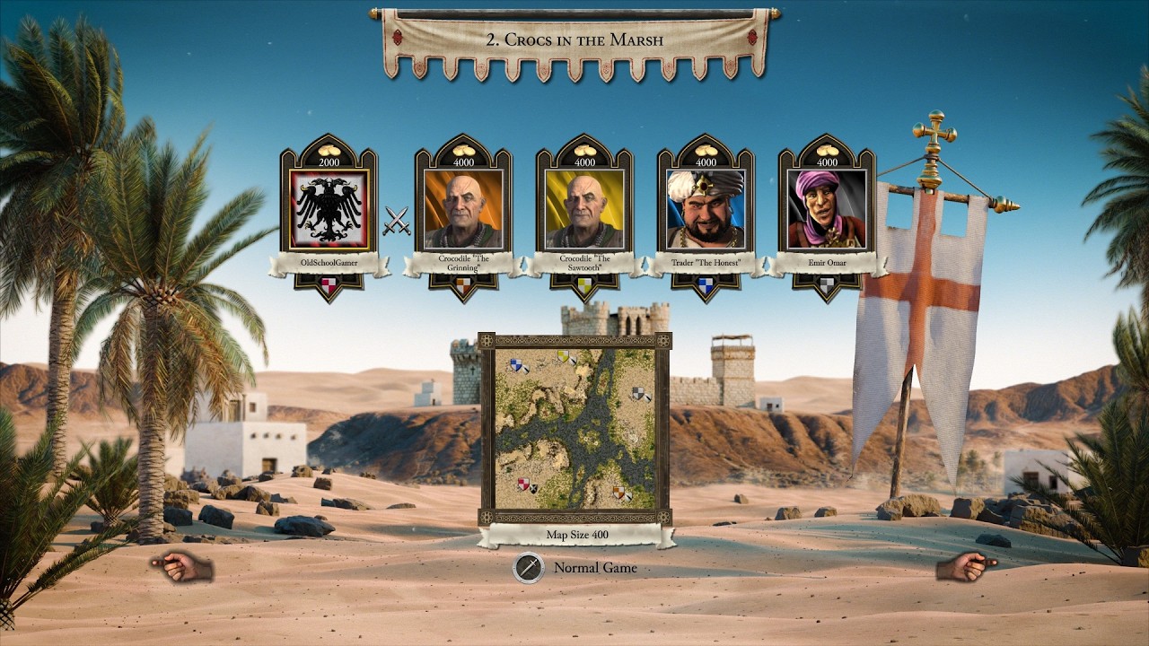 Trail of the Jackal (Very Hard) 2: Crocs in the Marsh - Stronghold Crusader Definitive Edition