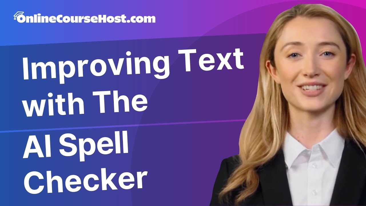 Improving Text with the AI Spell Checker
