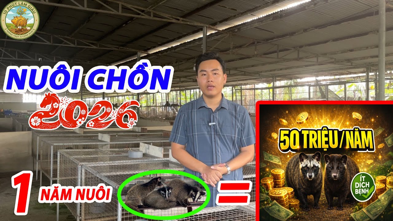 1 CON CHỒN = 50 TRIỆU/NĂM |NUÔI CHỒN CÓ GÌ HOT ? |10 PHÚT LÀM GIÀU