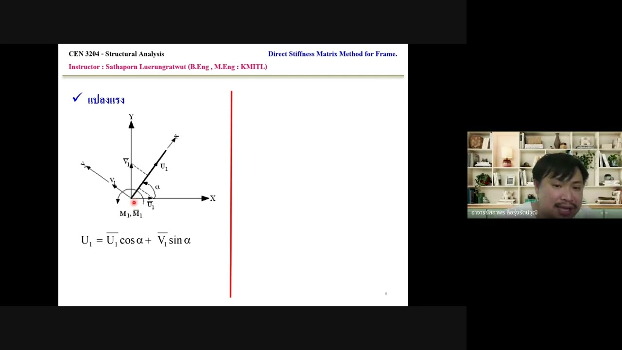CEN3204 - Note 13 - Direct Stiffness Matrix Method for Frame