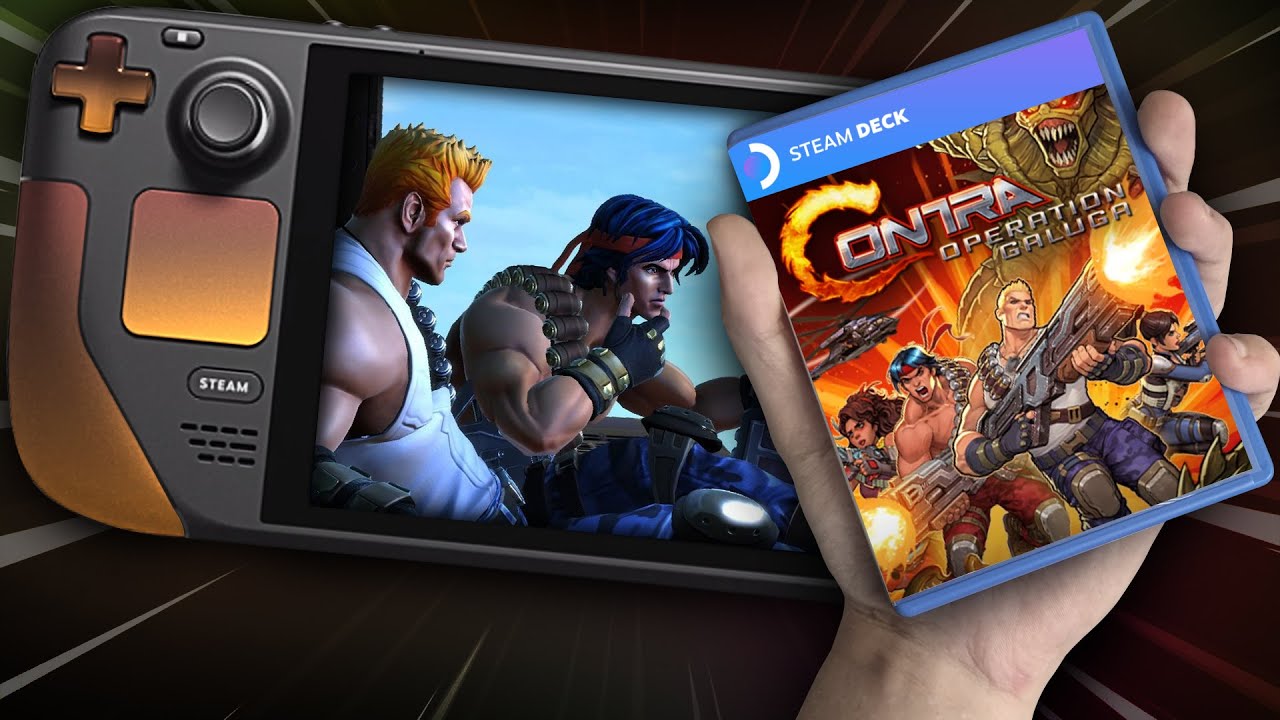 STEAM DECK ft. Contra Operation Galuga
