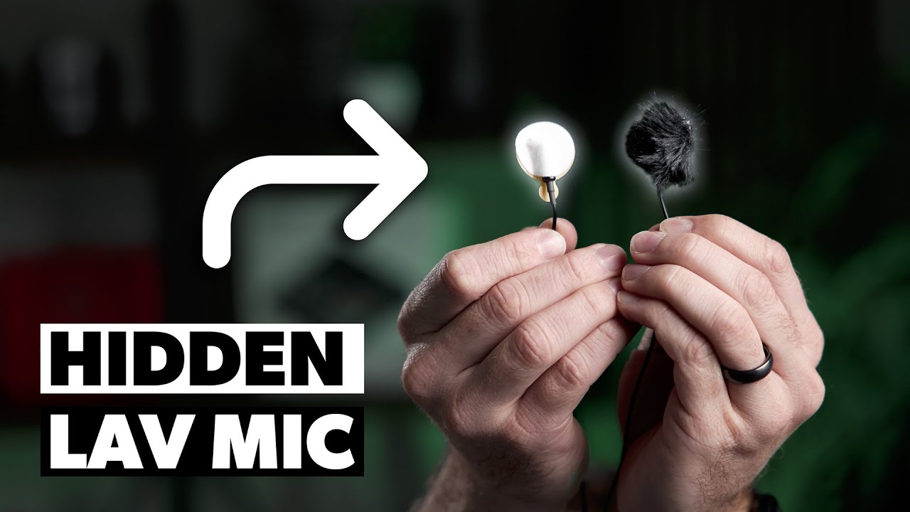 How to Hide a Lavalier Microphone. It's SIMPLE!