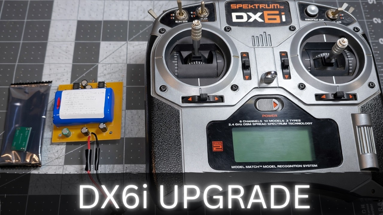 Spektrum DX6i Li-ion Battery Mod FULL GUIDE — Stop Using AA’s