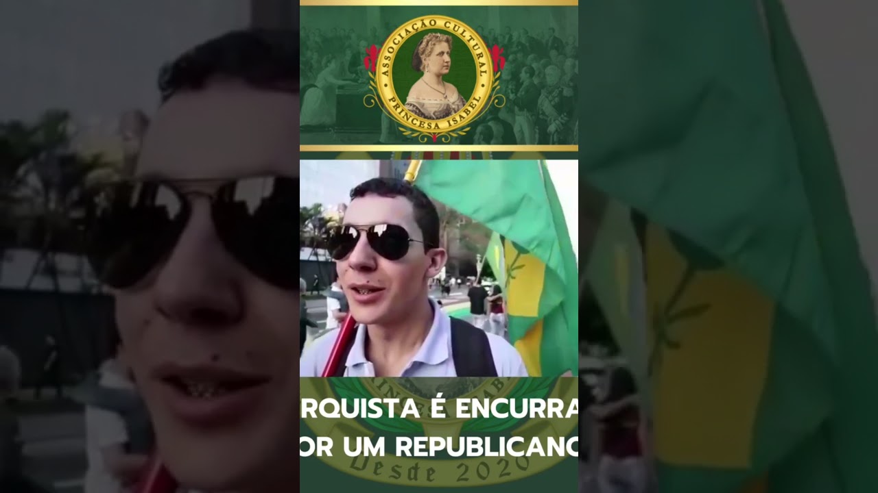Jovem monarquista foi encurralado por um rep&uacute;blicano na Av. Paulista.