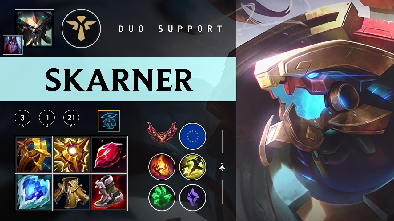 Skarner Support vs Nautilus - EUW Grandmaster Patch 26.05