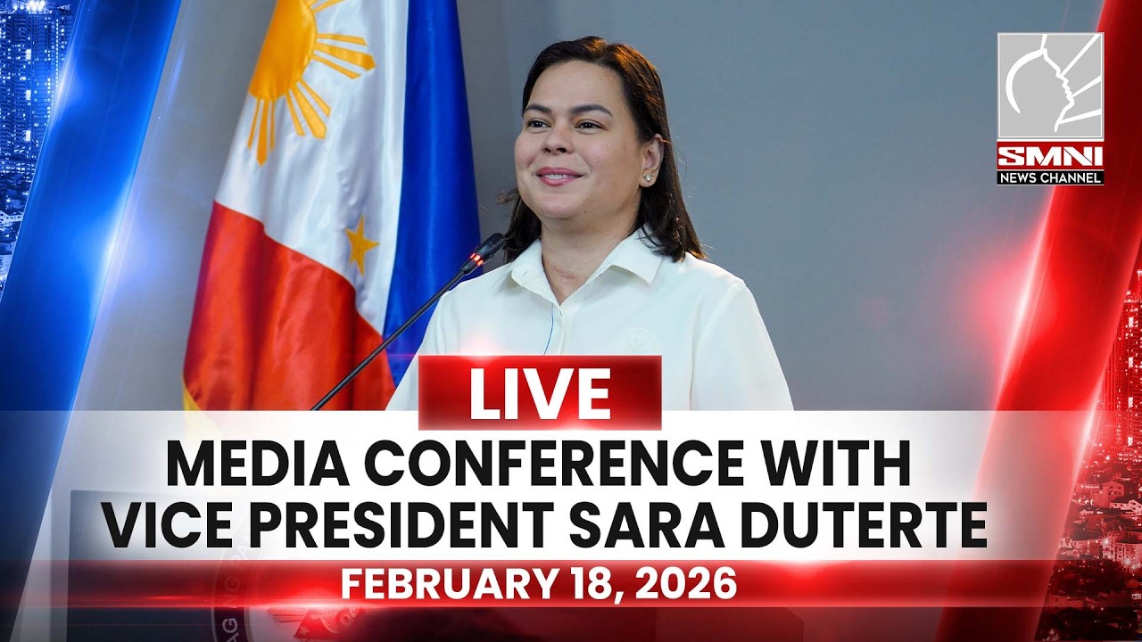 LIVE | Media Conference with Vice President Sara Duterte &ndash; February 18, 2026