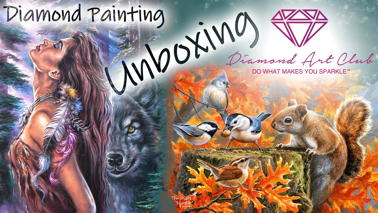 Diamond Painting Unboxing | Diamond Art Club - Dawn to the Light & The Food Thief - Neuerscheinungen