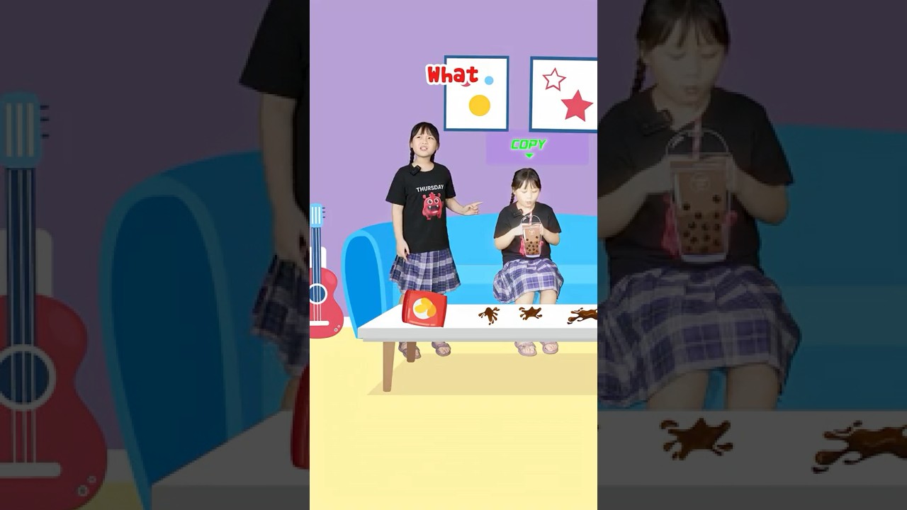 Children learn English through animation: Mimi clone &ndash; Don&rsquo;t be lazy, Mimi! #binggoleaders #shorts