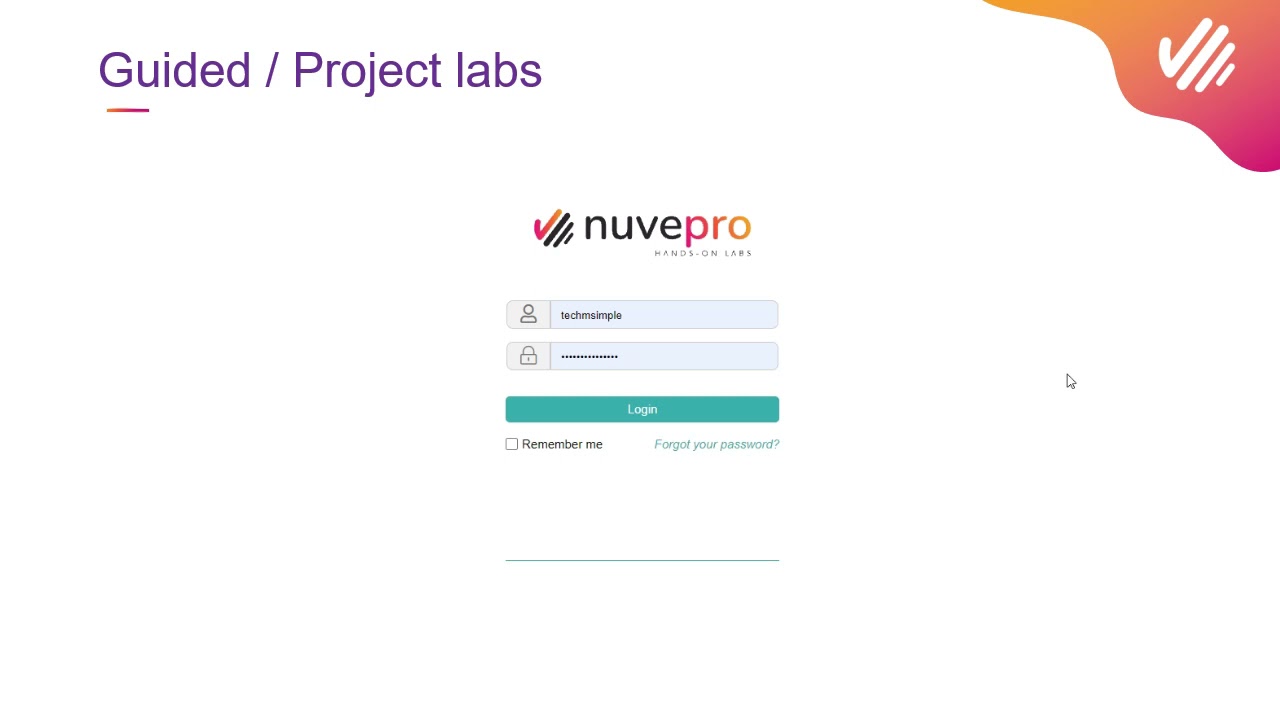 Nuvepro Guided Project labs