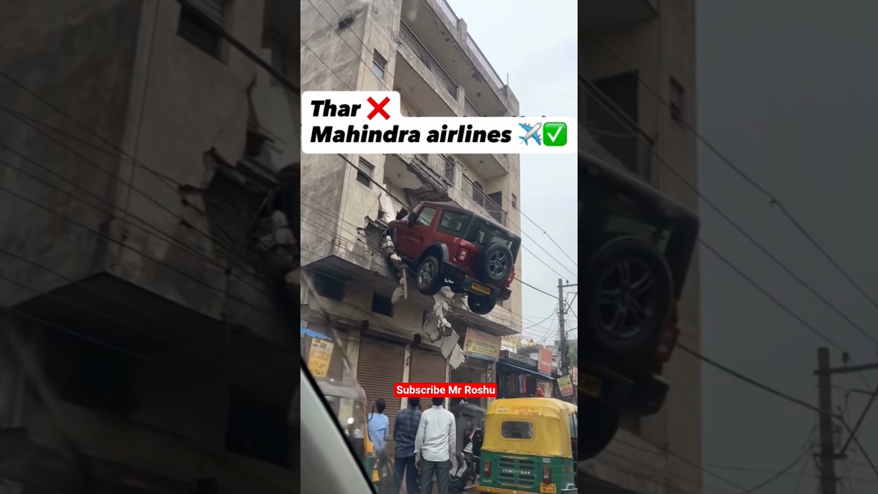 Mahindra Airlines Часть 2😱💀 #thar #thar4x4 #tharlover #mahindrathar #cars #automobile #shorts