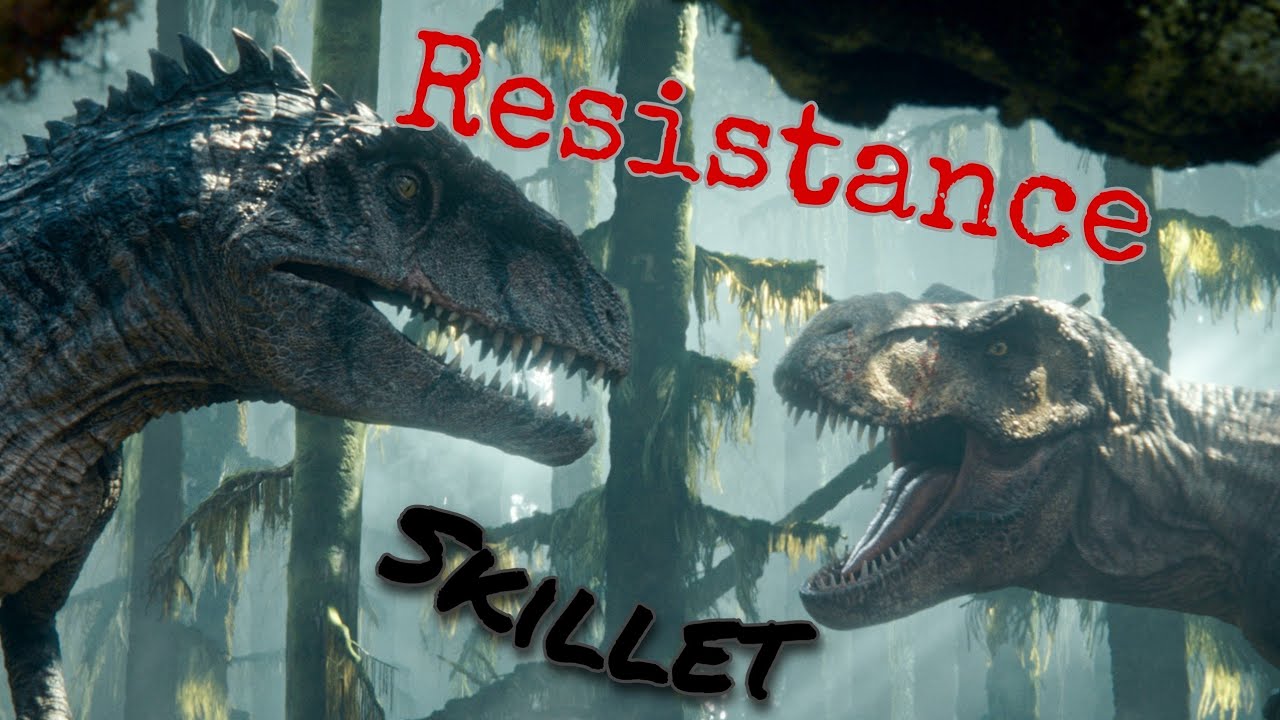 Jurassic franchise Resistance Skillet amv #skillet #jurassicfranchise #dinosaurs #amv