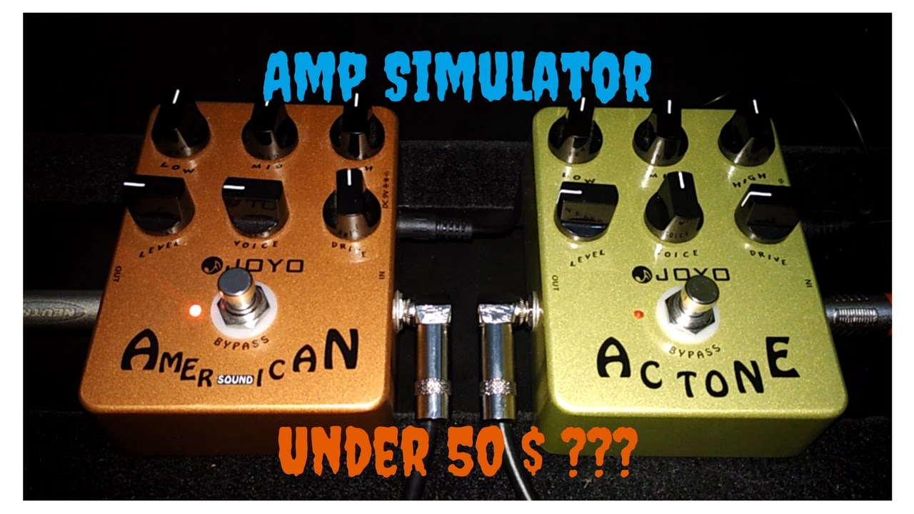 PEDAL VERSUS - Joyo American Sound vs Actone Amp Simulator