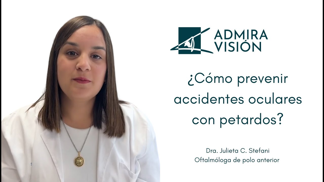 ¿Cómo prevenir accidentes oculares con petardos?