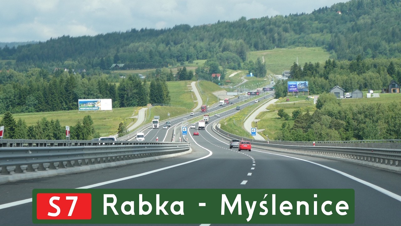 S7 Rabka - Myślenice in Southern Poland