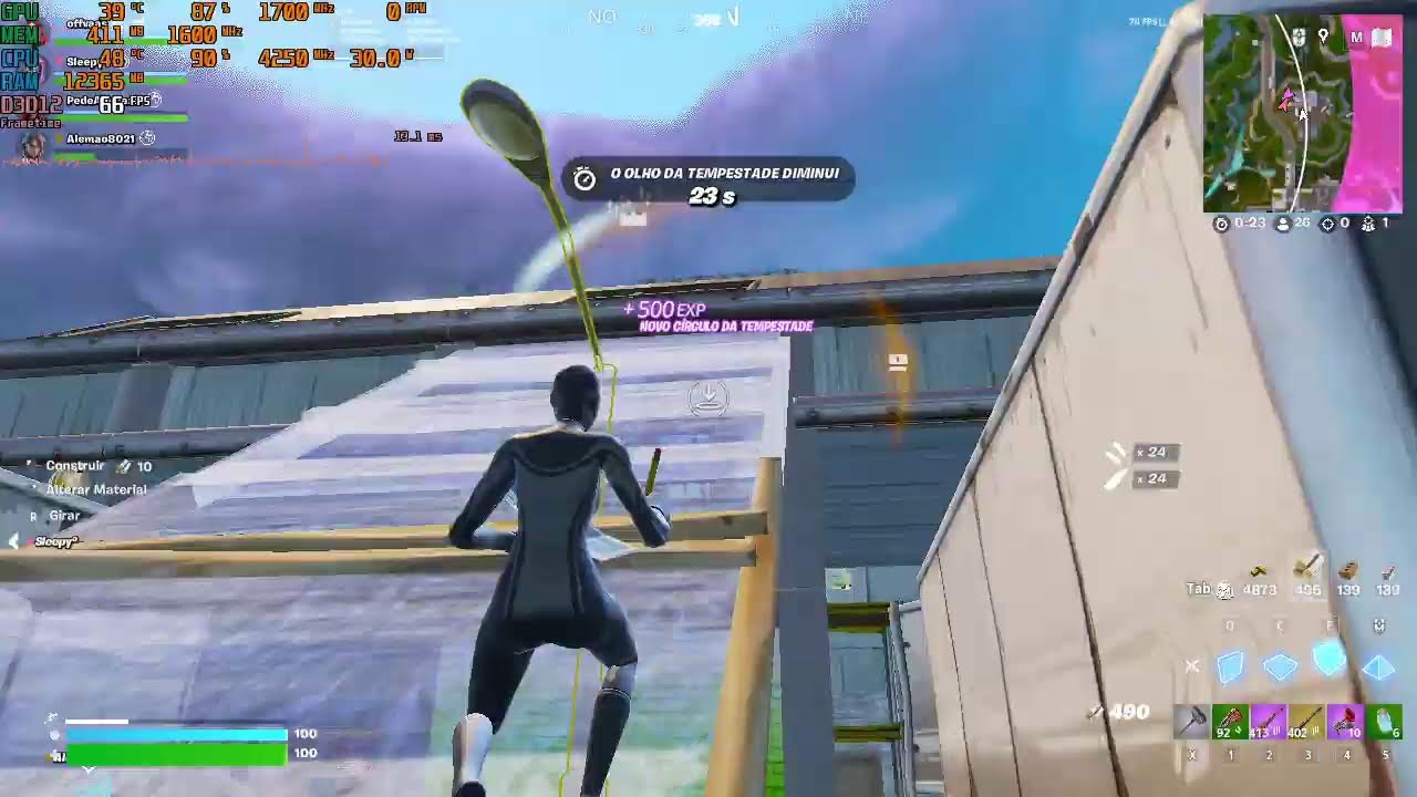 11 | Fortnite no Ryzen 3 5300g (vídeo integrado) [ao vivo]