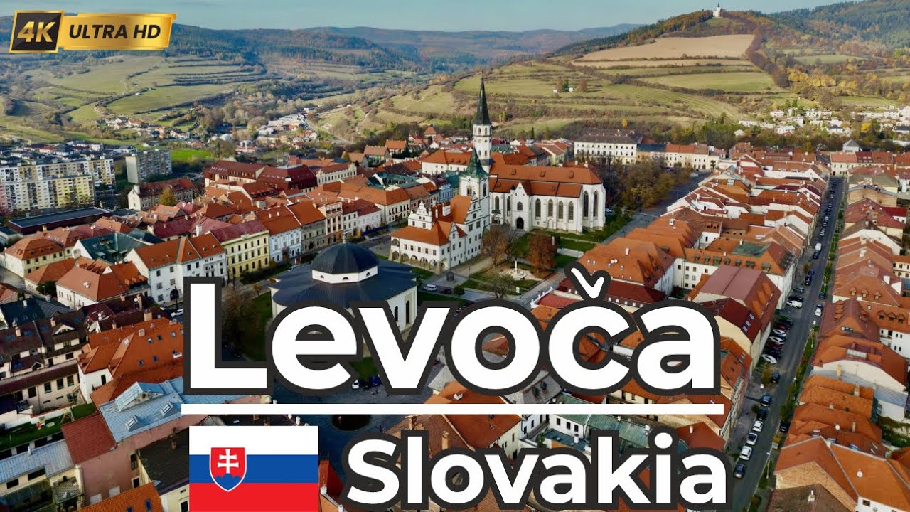 🇸🇰 Levoča , Slovakia in 4K | Epic Drone Tour Over the UNESCO Medieval Town