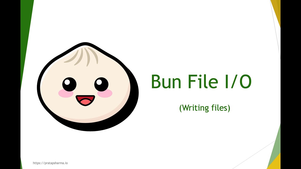 Writing to a file with Bun | Bun 1.0 | Bun File I/O | Learn with Pratap | Part #2