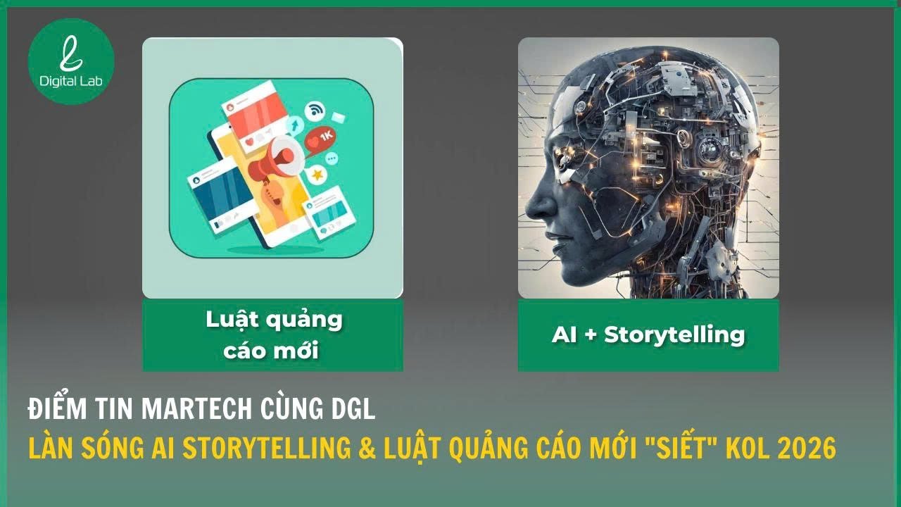 Điểm tin MarTech: Xu hướng AI kết hợp storytelling, Google core update tháng 12.2025,...