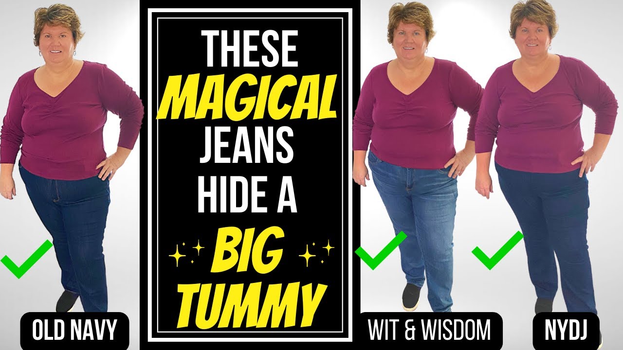 СУПЕР УДОБНЫЕ ДЖИНСЫ BIG Tummy для женщин с фигурой «яблоко» | Стиль для тех, кому за 50
