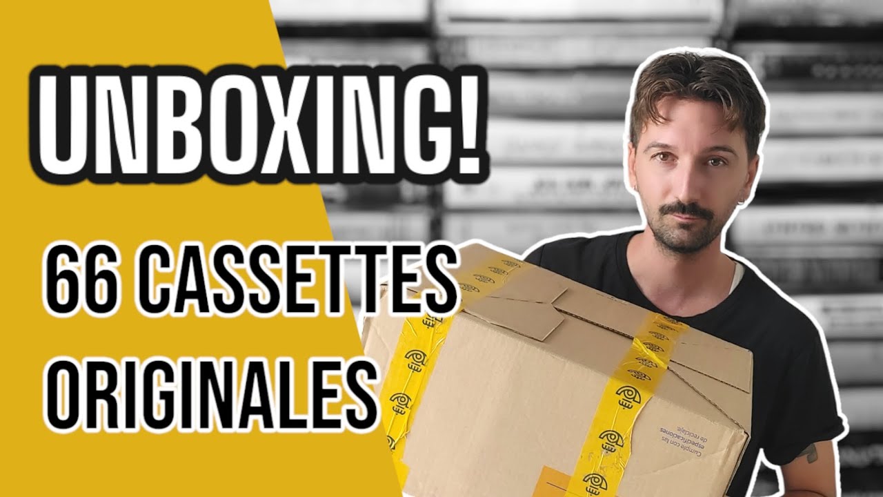 Unboxing: Me regalaron 66 cassettes originales 📦
